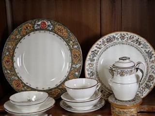 Historical ceramic dishware examples