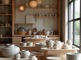 Online retail display of ceramic art